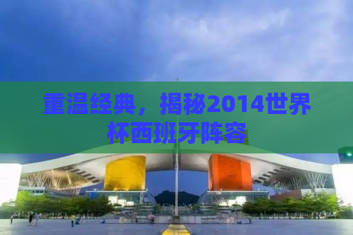 重温经典，揭秘2014世界杯西班牙阵容