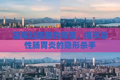 蓝莓肚脐眼的霉菌，揭示急性肠胃炎的隐形杀手