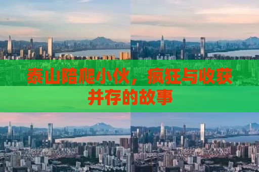 泰山陪爬小伙，疯狂与收获并存的故事